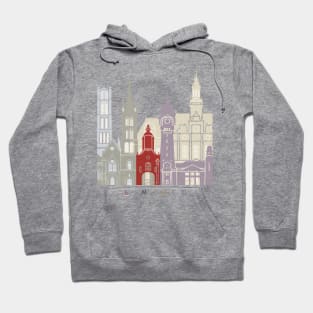 Limoges skyline poster Hoodie